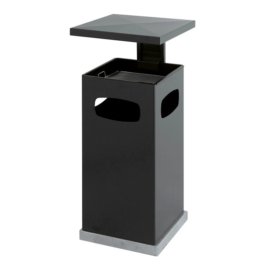 PROREGAL Metall Kombischrank mit abnehmbarem Dach in Anthrazit, H x B x T: 91 x 39,5 x 39,5 cm - Bild 2