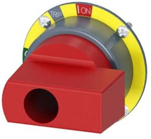 Siemens 3VA9287-0GC05 Leistungsschalterzubehör, Rot, B/H/T: 45 x 45 x 36 mm - Bild 1