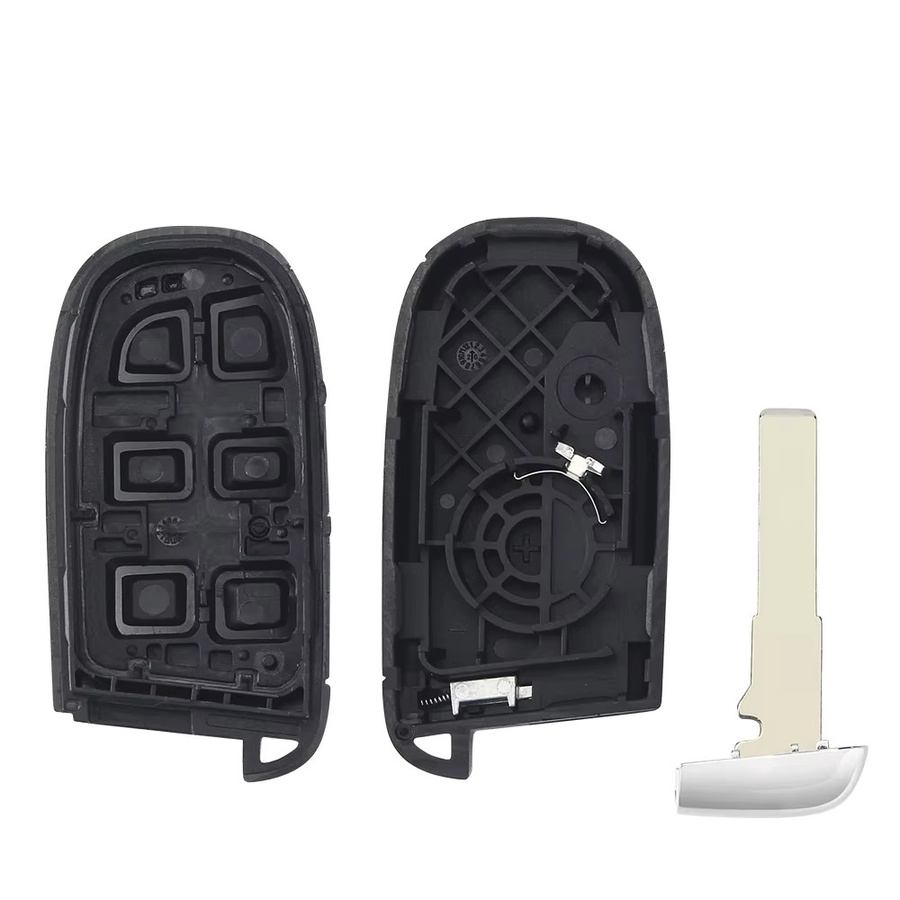 Keyyou Sip22 Smart Remote Autoschlüssel Shell Fob für Jeep Renegade Kompass, Farbe: Schwarz - Bild 2