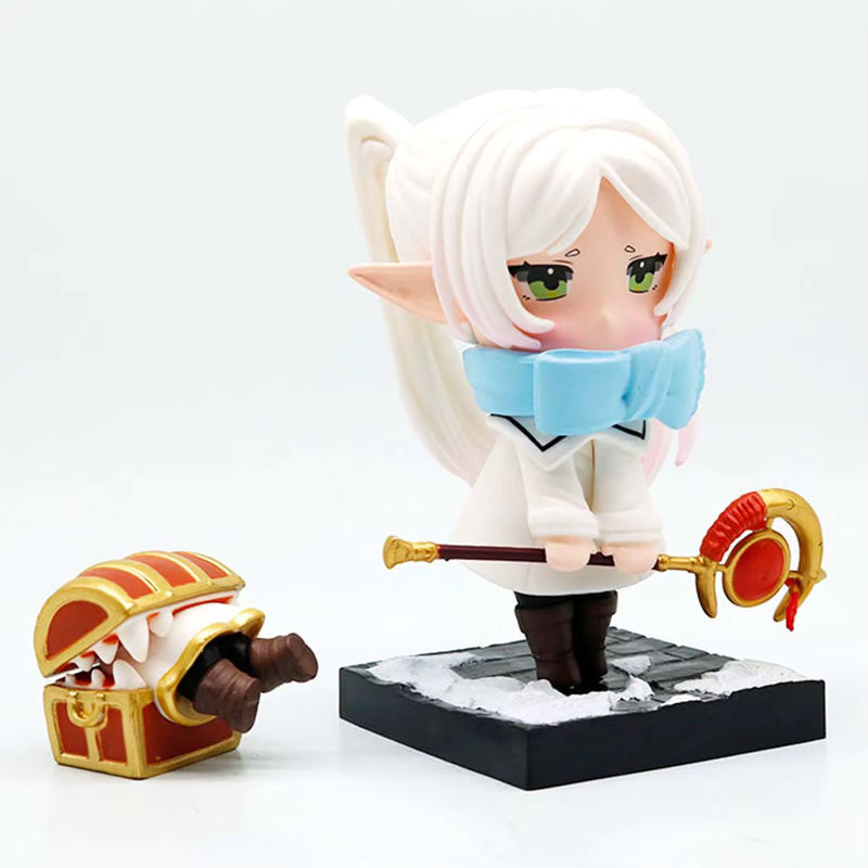Bandai Anime Frieren Actionfigur aus PVC, mehrfarbiges Sammlerstück als Desktop-Ornament, Höhe: 17 cm - Bild 4