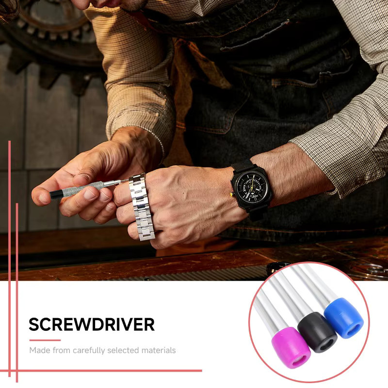 CAOWTAN Uhrwerk-Schraubendreher-Set, 3-teilig, dreieckig, für RLX 3235 Uhrwerk - Bild 2