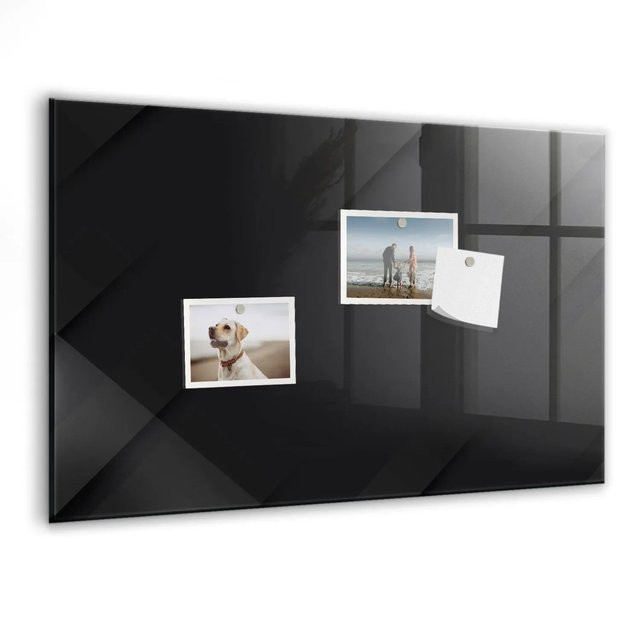 Tulup Magnetische Glassboard Beschreibbare Magnettafel Weiß B: 60 cm, H: 40 cm - Bild 1