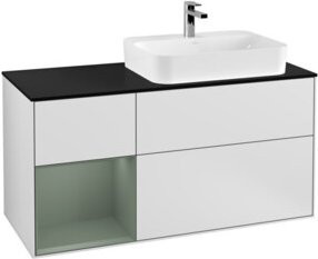 V&B Waschtischunterschrank Finion in Weiß lackiert, Breite: 120 cm, Tiefe: 50,1 cm, Höhe: 50,1 cm - Bild 1