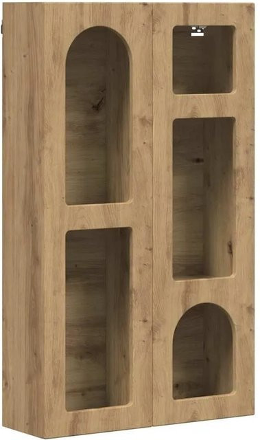 vidaXL Hängeschrank Artisan-Eiche in Braun aus Holzwerkstoff, B/T/H: 59 x 20 x 100 cm - Bild 1
