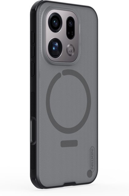 Nillkin Schutzhülle für OPPO Find X9 5G, magnetisch, mattiert, mit Magsafe-Kompatibilität, 360-Grad-Schutz aus PC und TPU, Farbe: Schwarz - Bild 1
