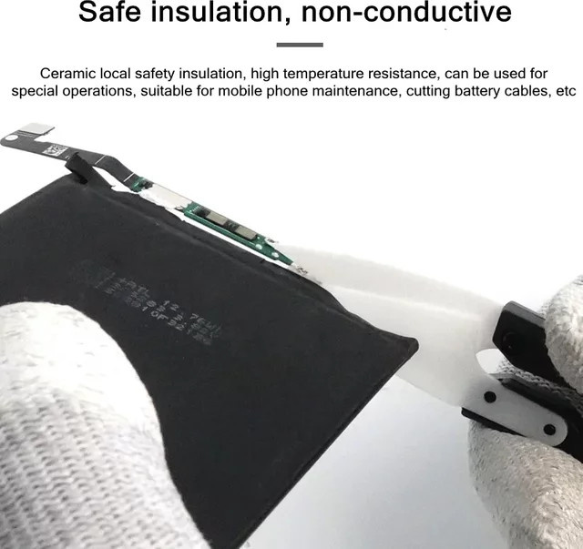 TE-P2 Keramikschere für die Elektronikreparatur, nicht leitfähiger Kabelcutter für Telefon und Batterie-Isolierung - Bild 1