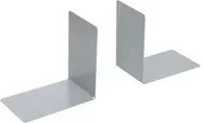 Westcott Buchstütze aus Metall in Grau und Silber, B/H/T: 9 x 14 x 14 cm - Bild 1