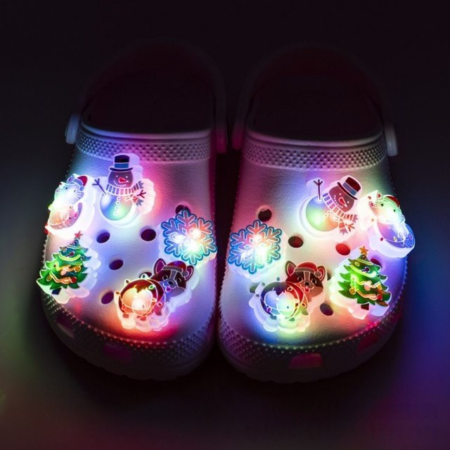 Potdemiel Schuh Charms, Pvc, Blumen - Bild 1