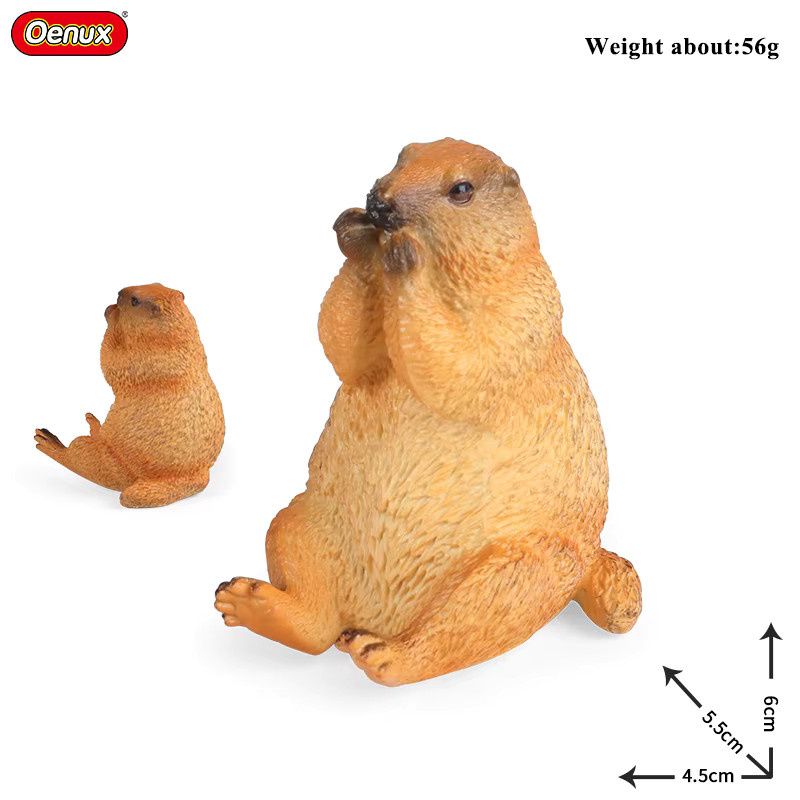 Oenux Wilde Tiere Simulation Nagetier Action Figur, Kunststoff - Bild 2