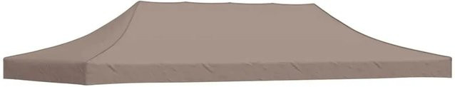 vidaXL Partyzelt-Dach für Faltpavillon in Taupe, B/T: 6 x 3 m, aus Polyester mit PVC-Beschichtung - Bild 1