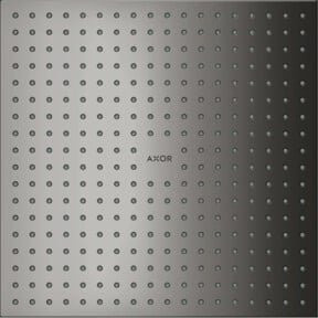 Hansgrohe Axor Kopfbrause Rain Overhead, Silber, gebürsteter Stahl, B/B/H: 30 x 30 x 3 cm - Bild 1