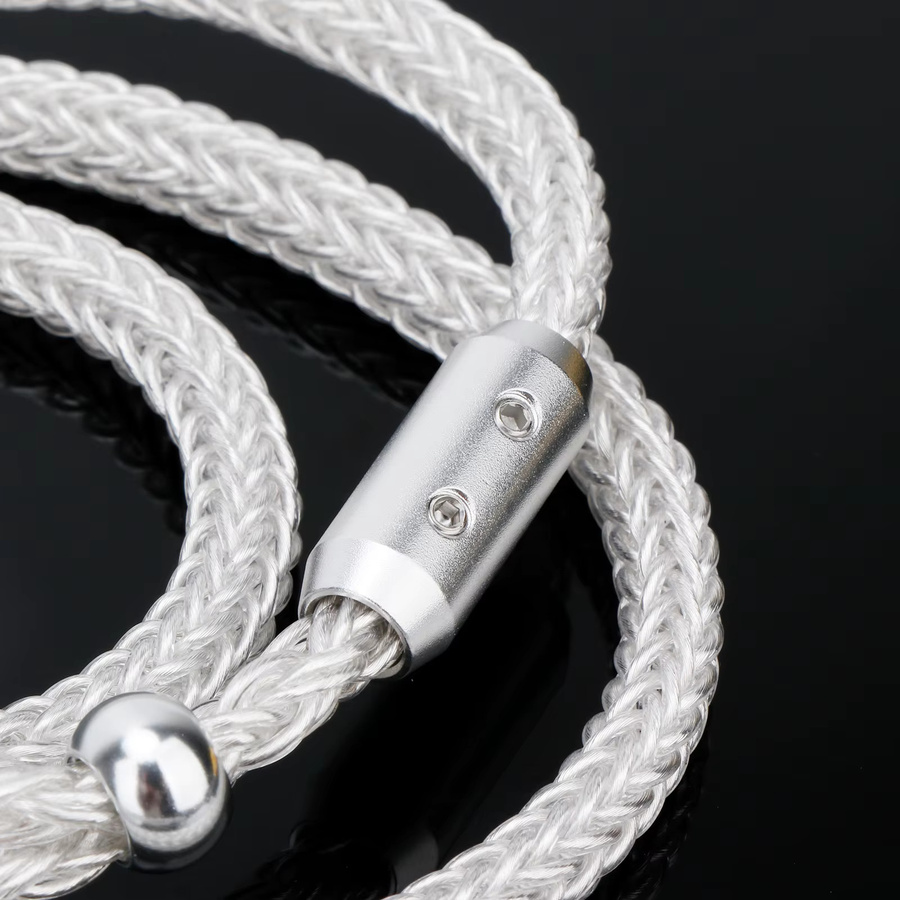Hifiman 16-adriges Upgrade-Kabel aus reinem Silber mit 6,35mm Stecker für planare magnetische Kopfhörer, kompatibel mit Sundara, Ananda, Arya, HE400i und HE400se - Bild 4