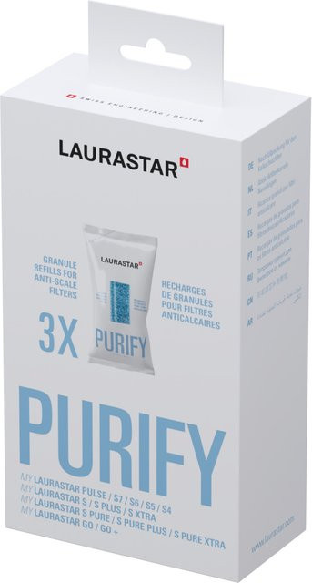 Laurastar Nachfüllgranulat für den Kalkschutzwasserfilter, 3er Set, Weiß - Bild 1