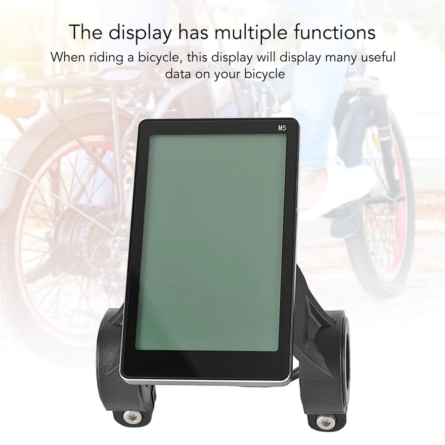 Qiilu M5 LCD-Display für Elektrofahrräder und E-Roller, Schwarz - Bild 4