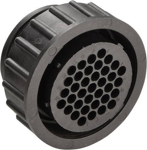 TE Connectivity 182923-1 Rundstecker Buchse CPC Serie, gerade, 37 Pol, Schwarz - Bild 1