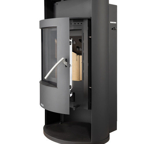 Justus Island Aqua Kaminofen Speckstein Schwarz 10 kW wasserführend - Bild 3