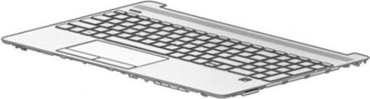 HP M31100-051 Notebook-Ersatzteil Tastatur in Schwarz und Silber mit AZERTY-Layout - Bild 1
