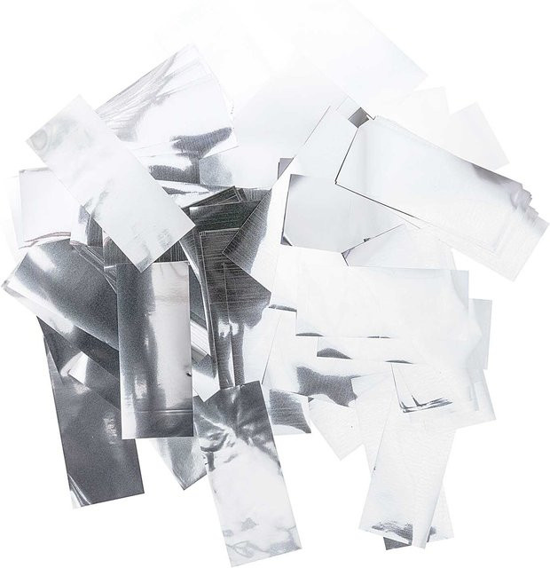 Rico Design Flitter Streifen in Silber 50g - Bild 1
