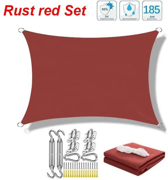 Wasserdichtes Sonnensegel von Simplistic Living Home aus Oxford-Gewebe für Garten, Terrasse und Pool, B/B: 400 x 200 cm - Bild 1