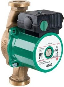 Wilo Standard-Trinkwasserpumpe Star-Z 25/2 EM, G 1 1/2, 230 V, PN 10, Farbe: grün - Bild 1