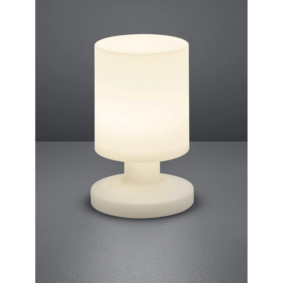 Reality by Trio LED-Außenleuchte Lora Weiß, Akku-Tischleuchte für Terrasse und Balkon, IP44, Warmweiß - Bild 2