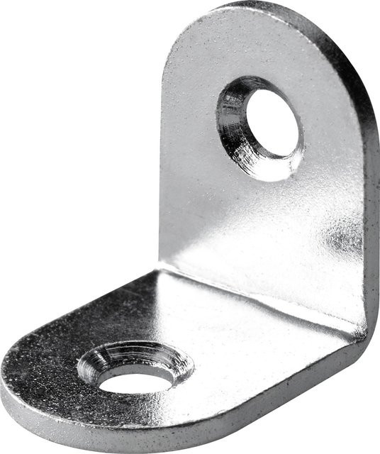 Hettich Stuhlwinkel aus verzinktem Stahl in Silber, 10 Stück, B/T/H: 20 x 20 x 15 mm - Bild 1
