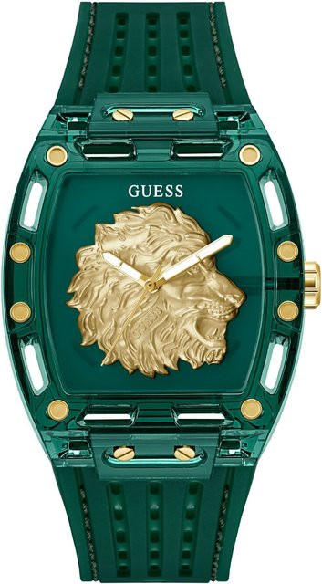 Guess Armbanduhr, Quarz, Gold, Silikon, 43 mm, Herren - Bild 1