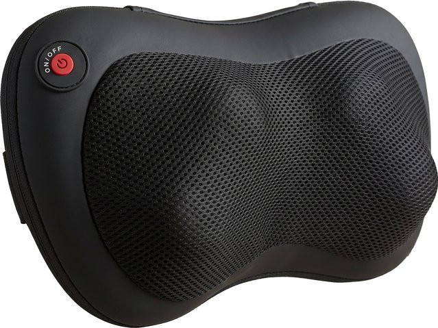 HOMCOM Shiatsu-Massagekissen mit Wärme und 4 Knoten, rotierendes 3D-Knetmassagegerät für Nacken und Rücken in Schwarz - Bild 1