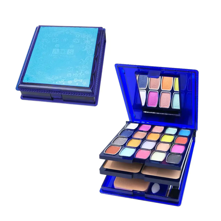 Multifunktionale Make-up-Palette mit Lidschatten, Rouge, Puder und Lipgloss, 30 Farben - Bild 2