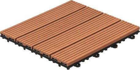 Home Deluxe WPC Klickfliesen Bavaro Holzoptik Braun H x B x T: 2,2 x 30 x 30 cm - Bild 2