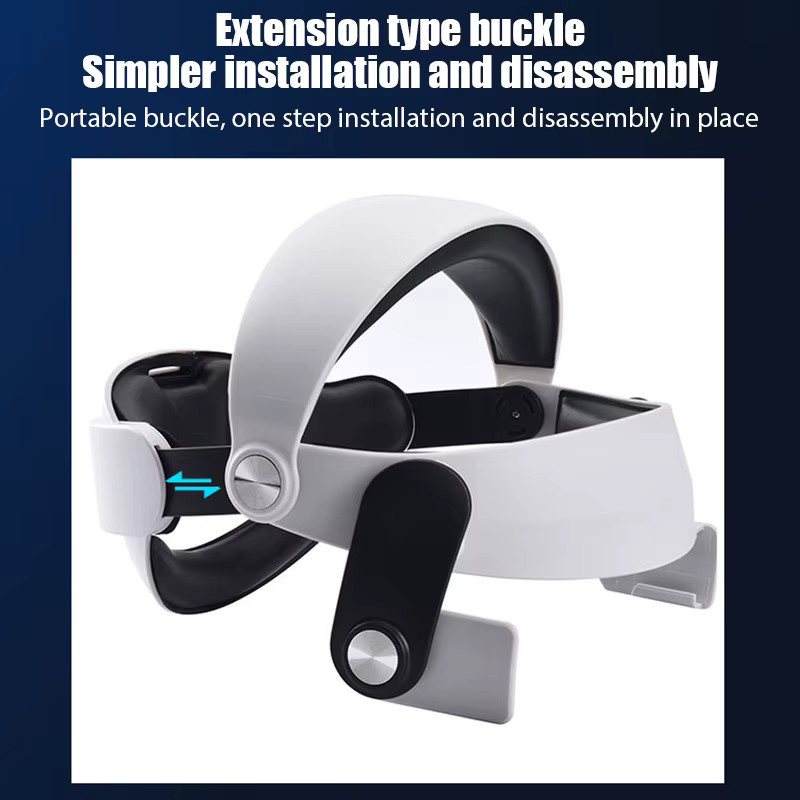 Upgrades M2 Halo Strap Elite Strap für Oculus Quest 2 VR-Headset in Weiß - Bild 2