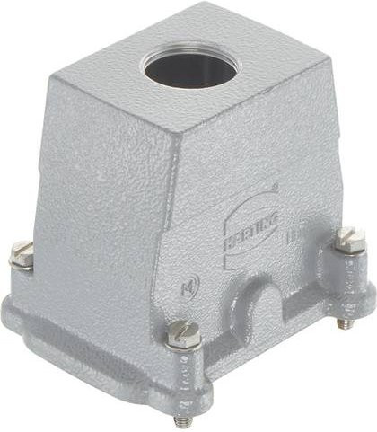 Harting Tüllengehäuse 19390100426 in Silber und Grau aus Aluminium - Bild 1