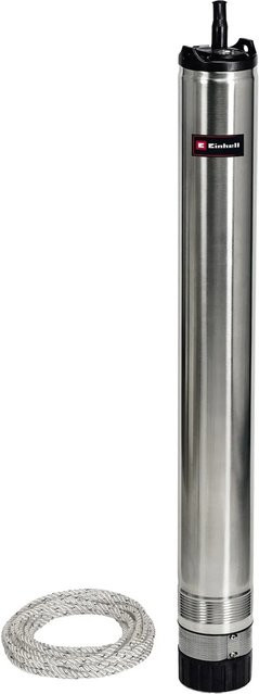 Einhell Tiefbrunnenpumpe GE-DW 1155 N-A aus Edelstahl in Silber mit 6000 l/h und 55 m Förderhöhe - Bild 1