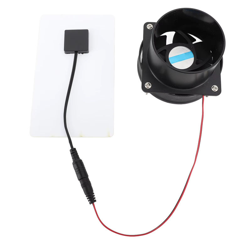 DOACT Solarpanel-Ventilator-Set mit 10 W monokristallinem Silizium in Schwarz für Tierhäuser und Gewächshäuser - Bild 6