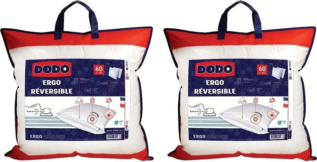 DODO Kopfkissen Coeur Adapt aus Memory Foam, Weiß, Breite: 60 cm, Höhe: 2 cm - Bild 1