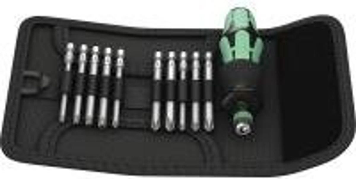 Wera Kraftform Kompakt 41 Schraubendreher mit Bit-Satz, 11-teilig, multicolor - Bild 2