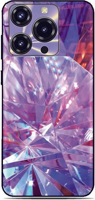 Diamant-Design Handyhülle für Blackview Wave 9C 8C 6C Shark 9 A100 A96 A95 A90 A85 A80 A70 A55 A53 A52 A200 Pro in Multicolour und Purple - Bild 1