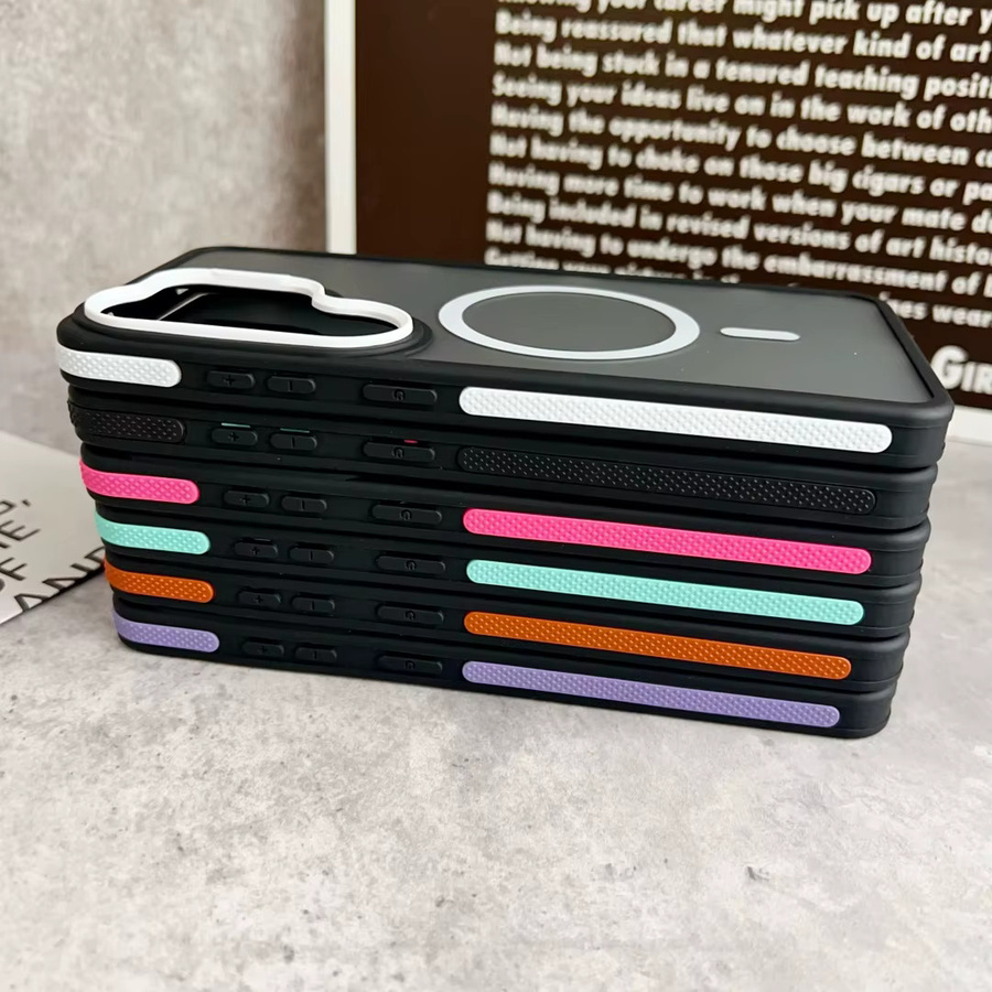 Robuste Samsung Handyhülle mit Magnetfunktion und Sturzschutz in Weiß für Galaxy S26 Ultra S25 S24 S23 S25 Plus S25FE S24FE kompatibel mit MagSafe - Bild 2