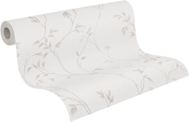 A.S.Creation Vliestapete Blätterranke in Creme Beige B/H/T: 53 x 1005 x 8,8 cm - Bild 1