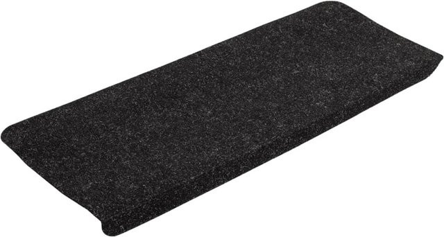 vidaXL Stufenmatten selbstklebend, 15 Stück, Anthrazit, rutschfest und schalldämmend, B/T/H: 65 x 24,5 x 3,5 cm - Bild 1