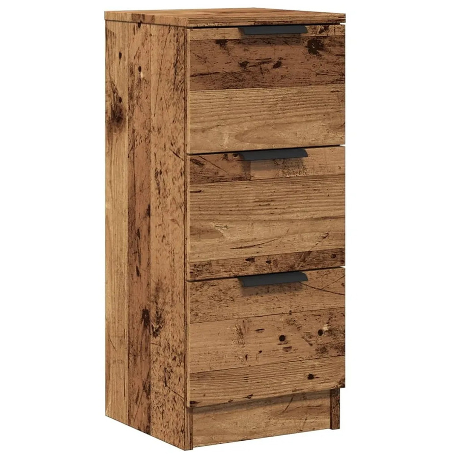 vidaXL Sideboard in Altholz-Optik, braun, B/T/H: 30 x 30 x 70 cm - Bild 2