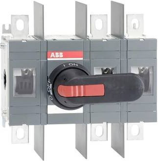 ABB OT400E12WP Lasttrennschalter 400A 1000V in Schwarz und Grau - Bild 1