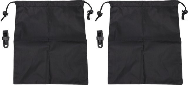 2 Stück Outdoor-Vorhanggewichte aus Oxford-Stoff in Schwarz mit Klemmen für Vorhänge, Tischdecken und Pavillons - Bild 1