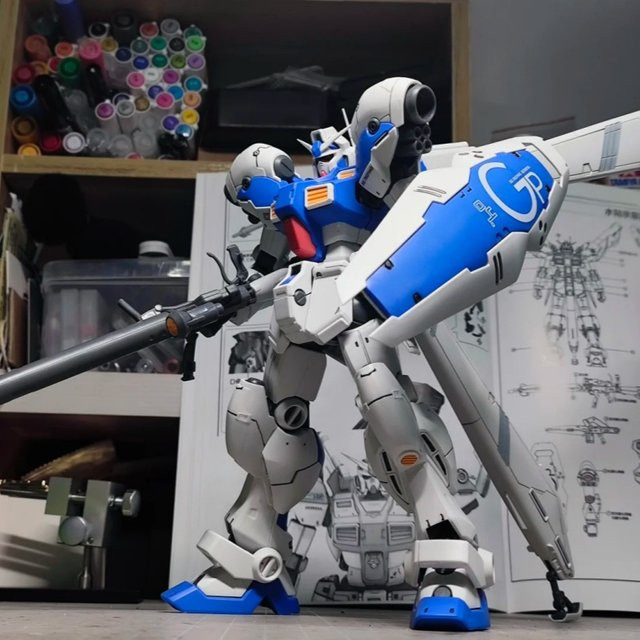 Bandai Gundam RX-78GP04G Gerbera RE, Actionfigur, Maßstab 1:100, Kunststoff - Bild 1