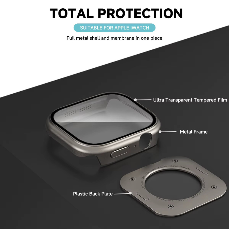 Aolly Case für Apple Watch, Full Cover Bumper Shell, Unisex - Bild 2