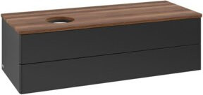 V&B Waschtischunterschrank Antao mit Beleuchtung ohne Frontstruktur, Farbe: Weiß oder Blau, B/T/H: 120 x 50 x 50 cm - Bild 1