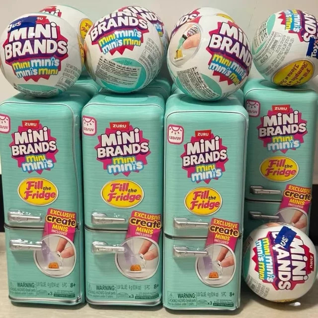 ZURU Mini-Kühlschrank-Ball, Mini-Spielzeug Blindbox, Rollenspiel - Bild 1
