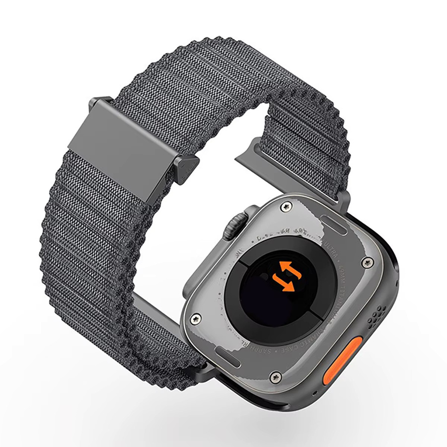 Uhrenarmband Nylon, Schwarz, Unisex - Bild 3