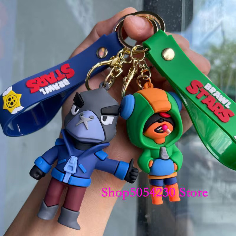Brawl Stars Silikon-Schlüsselanhänger, Leon und Crow - Bild 2