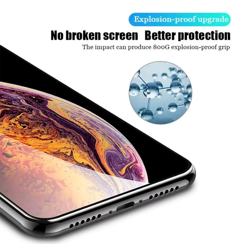 3er-Pack Displayschutzfolie aus gehärtetem Glas für Apple iPhone 11 bis iPhone 16 Pro Max, transparent - Bild 4